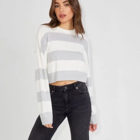 BOXY STRIPE SWEATER - Picture 3 of 3